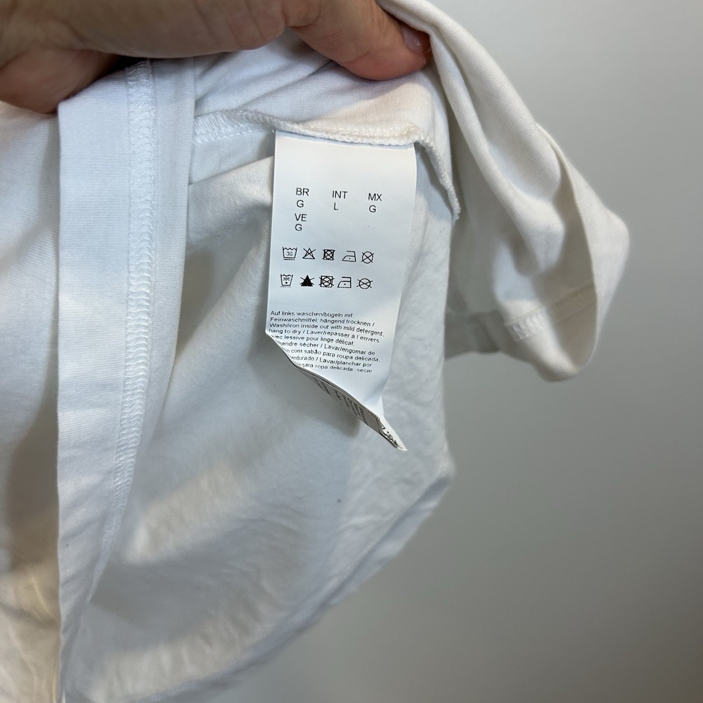 Hugo Boss Men's Size Large T Shirt White 150th Open Short Sleeve Shirt Top - Picture 7 of 11